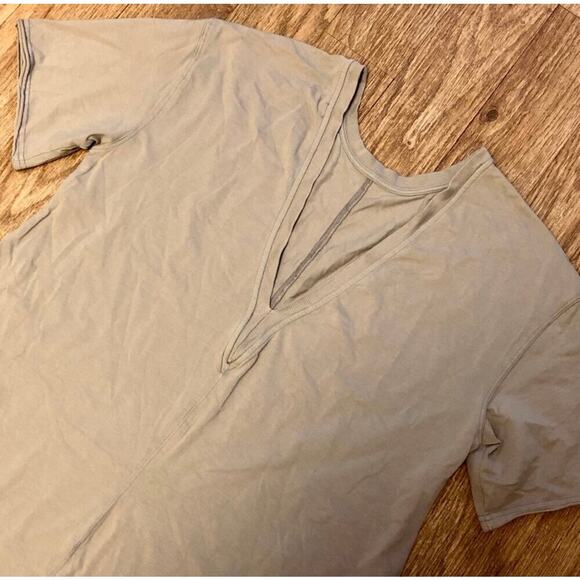 NWOT Free People Movement Tan Mocha Latte Hot Shot Tee Romper Size Small - Picture 9 of 11